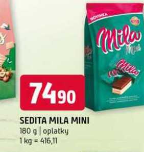 Sedita mila mini 180 g oplatky