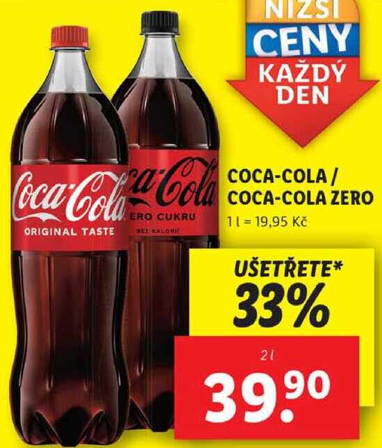 COCA-COLA/COCA-COLA ZERO, 2 l