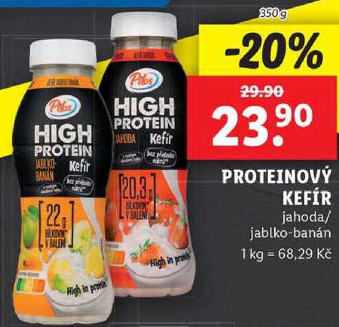 PROTEINOVÝ KEFÍR, 350 g