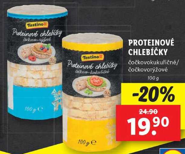 PROTEINOVÉ CHLEBÍČKY, 100 g