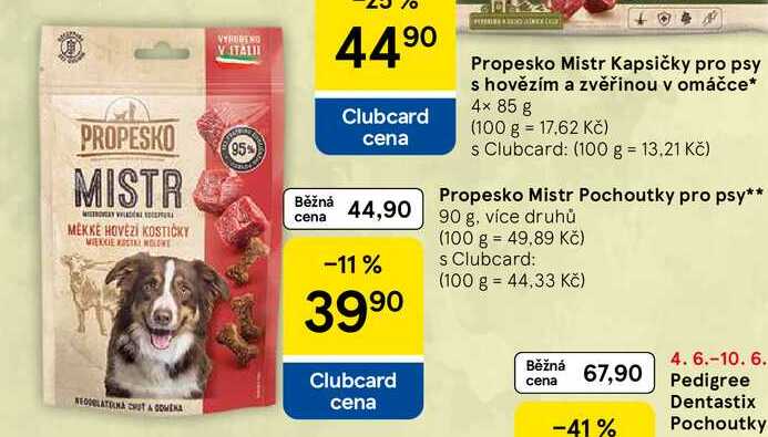 Propesko Mistr Pochoutky pro psy, 90 g 