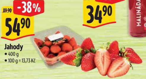 Jahody, 400 g 