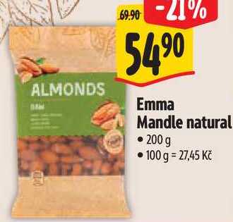 Emma Mandle natural, 200 g