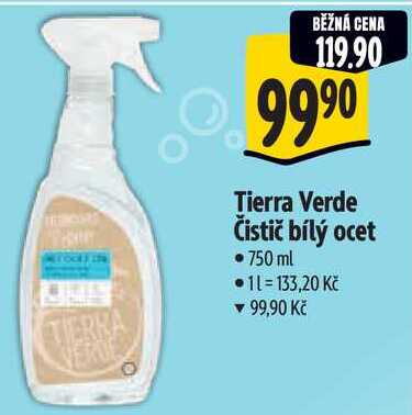 Tierra Verde Čistič bílý ocet, 750 ml 
