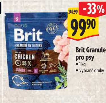 Brit Granule pro psy, 1 kg
