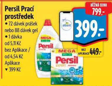 Persil Prací prostředek, 72 dávek prášek nebo 88 dávek gel 