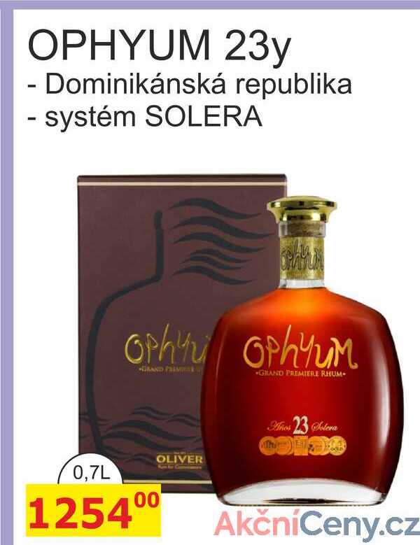Ophyum 23 Systema Solera 0,7l 40%