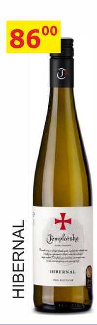 Templářské sklepy 0,75l HIBERNAL 