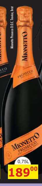 Mionetto Prosecco DOC brut šumivé víno 750ml