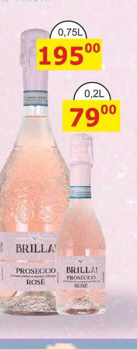 BRILLA! Prosecco DOC Rosé Extra Dry 0,75l 11%