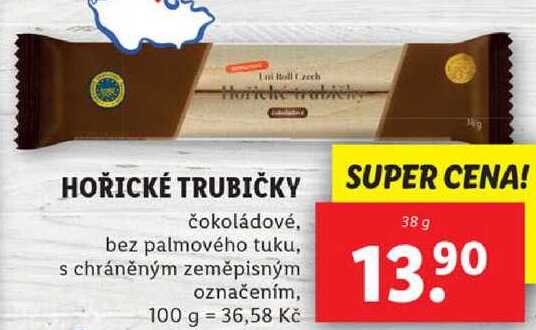 HOŘICKÉ TRUBIČKY, 38 g
