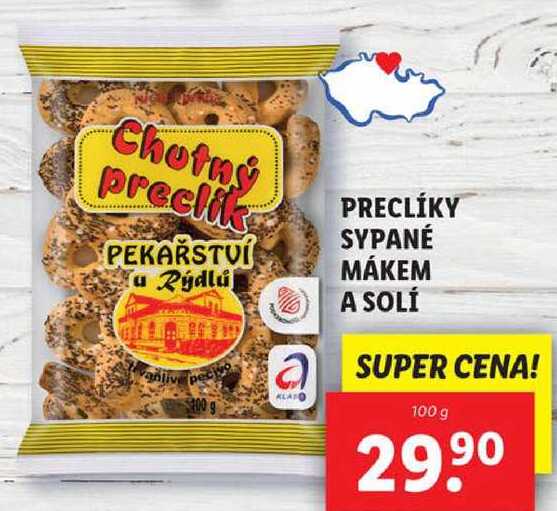 PRECLÍKY SYPANÉ MÁKEM A SOLÍ, 100 g