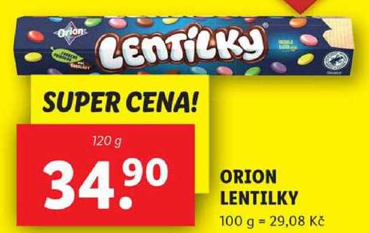 ORION LENTILKY, 120 g