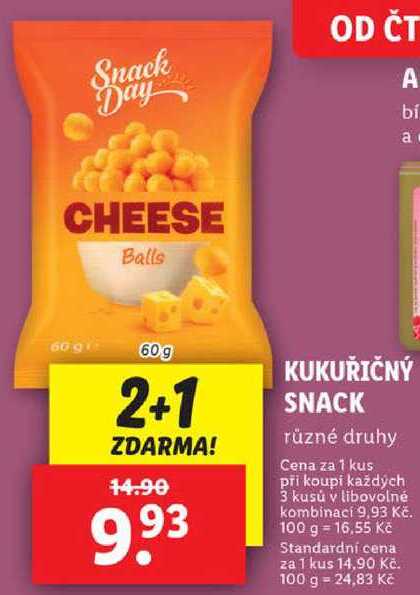 KUKUŘIČNÝ SNACK, 60 g