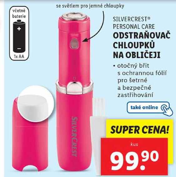 ODSTRAŇOVAČ CHLOUPKŮ NA OBLIČEJI 
