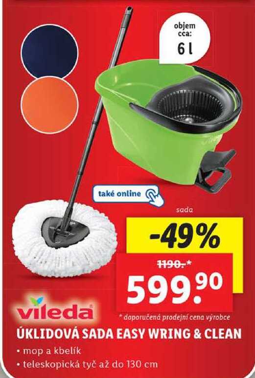 ÚKLIDOVÁ SADA EASY WRING & CLEAN
