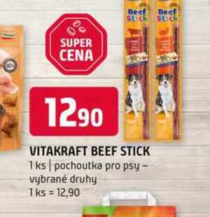 Vitakraft beef stick 1 ks pochoutka pro psy vybrané druhy 