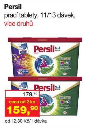 Persil prací tablety, 11 dávek, více druhů 