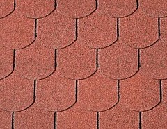 ONDULINE ASFALTOVÝ ŠINDEL BARDOLINE CLASSIC BOBROVKA, ČERVENÁ, 2 M