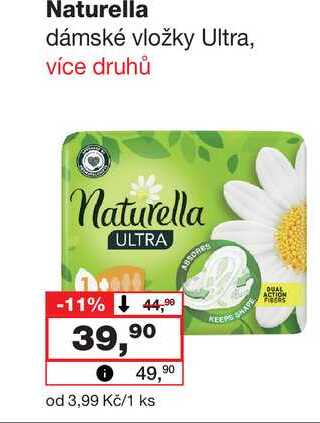 Naturella dámské vložky Ultra, více druhů 