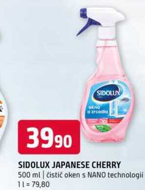 Sidolux japanese cherry 500 ml čistič oken s NANO technologií 