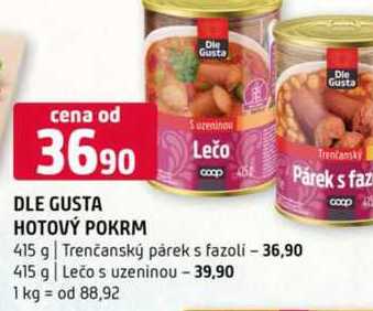 Dle gusta hotový pokrm 415g