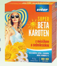 Vitar Super MINERÁL Beta-karoten se sedmikráskou 80+40 tablet