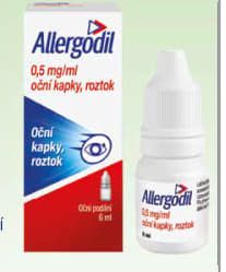 Allergodil® 0,5 mg/ml oční kapky roztok 6 ml