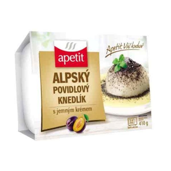 apetit Alpský povidlový knedlík s jemným krémem