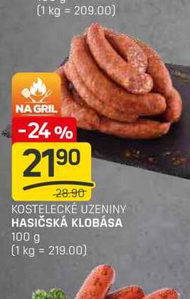 HASIČSKÁ KLOBÁSA 100 g