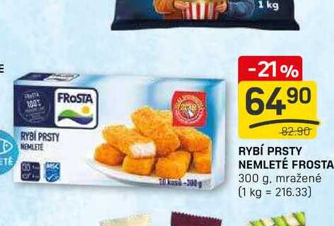 RYBÍ PRSTY NEMLETÉ FROSTA 300g