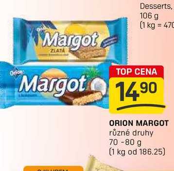ORION MARGOT různé druhy 70-80 g