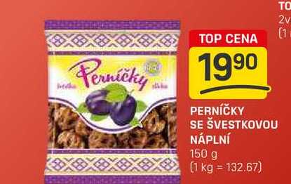 PERNÍČKY SE ŠVESTKOVOU NÁPLNÍ 150 g