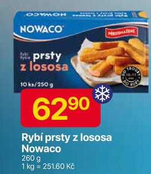 Nowaco Rybí prsty z lososa 260 g