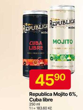 Republica Mojito 6%, 250 ml