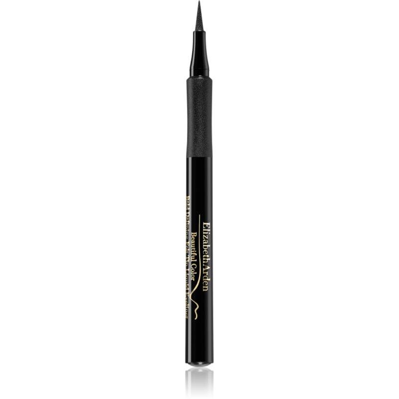 Elizabeth Arden Beautiful Color Bold Defining Felt Tip Liquid Eyeliner oční linky ve fixu 01 Black 1.2 ml