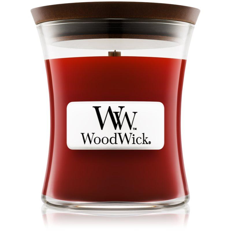 Woodwick Cinnamon Chai vonná svíčka s dřevěným knotem 85 g