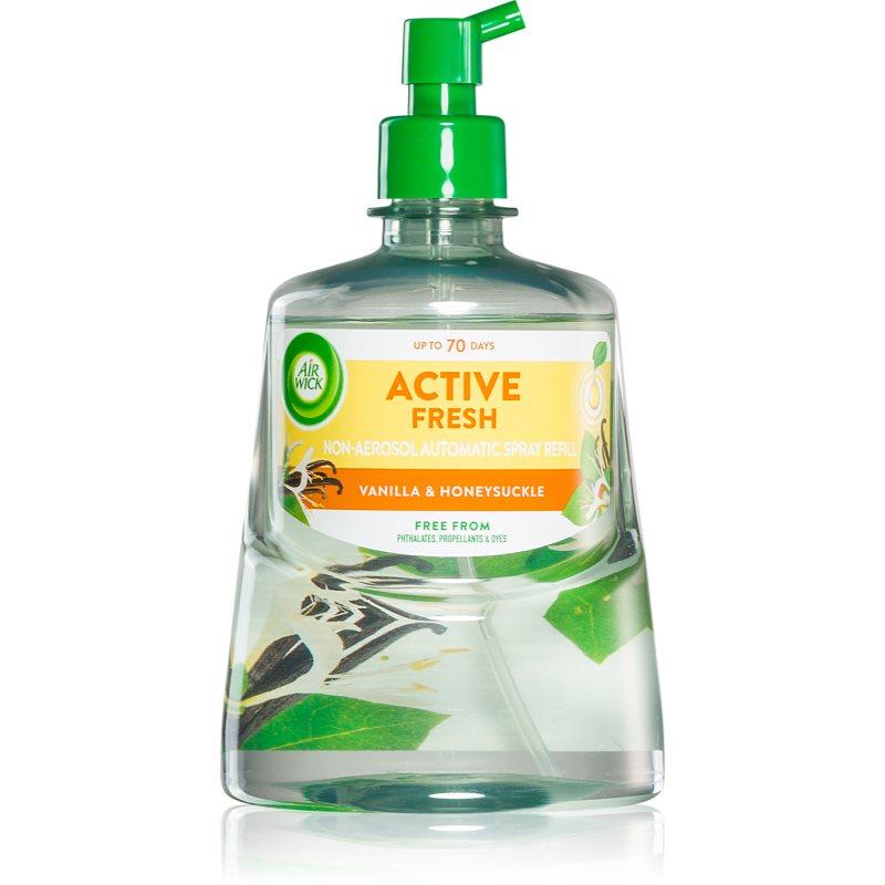 Air Wick Active Fresh Vanilla & Honeysuckle osvěžovač vzduchu náhradní náplň 228 ml