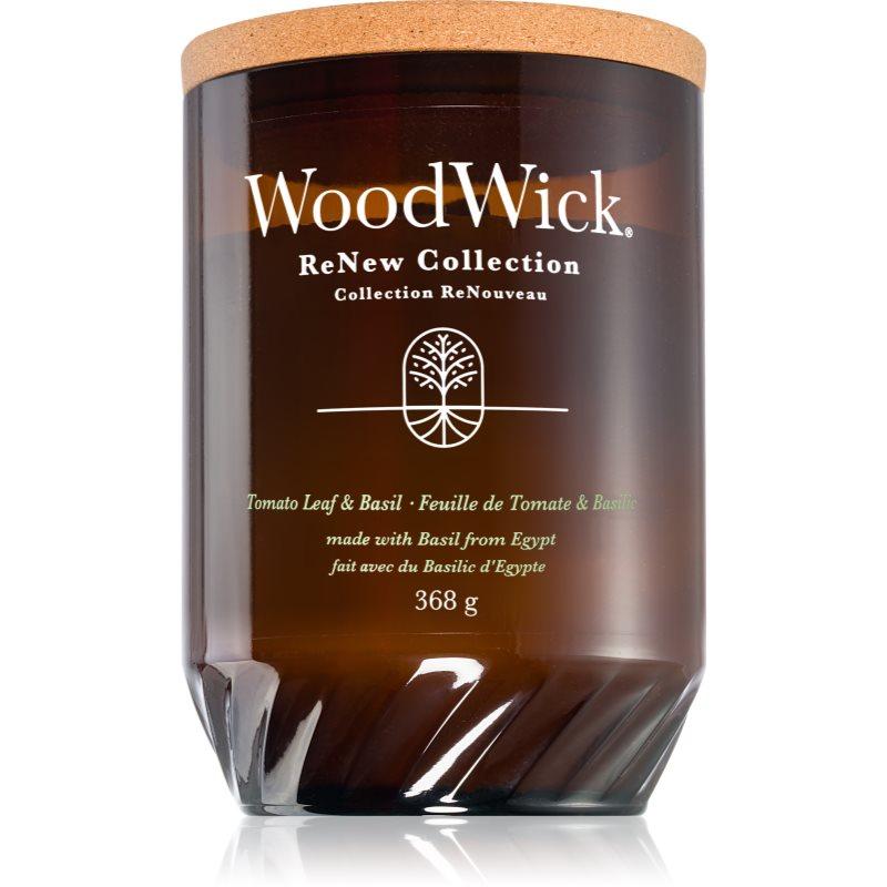 Woodwick Renew Tomato Leaf & Basil vonná svíčka 368 g