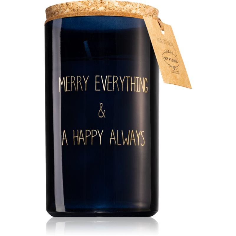 My Flame Winter Glow Merry Everything & Happy Always vonná svíčka 7x12 cm