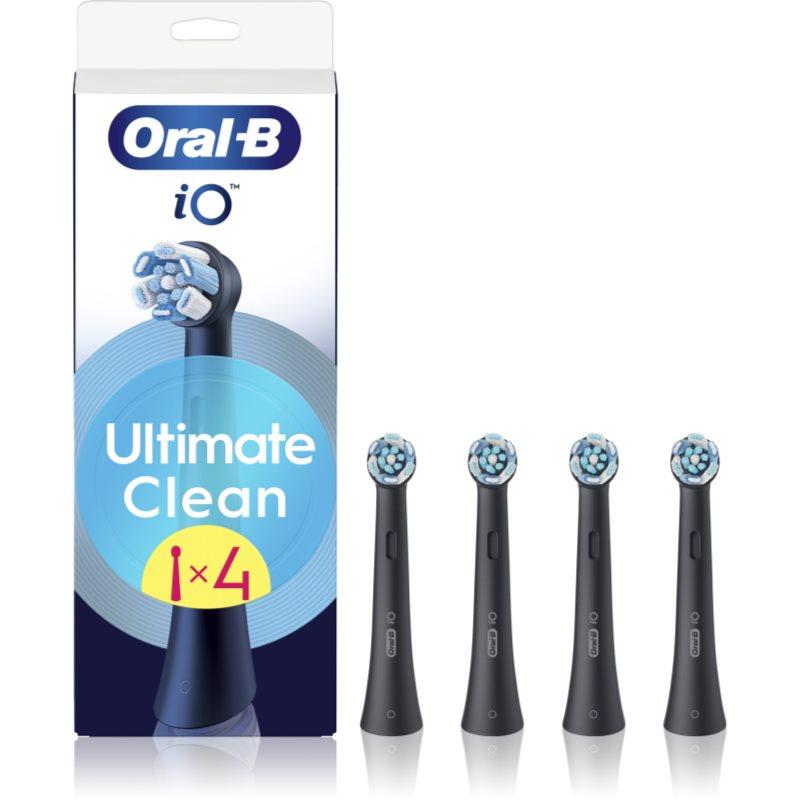 Oral B iO Ultimate Clean náhradní hlavice pro zubní kartáček Black 4 ks