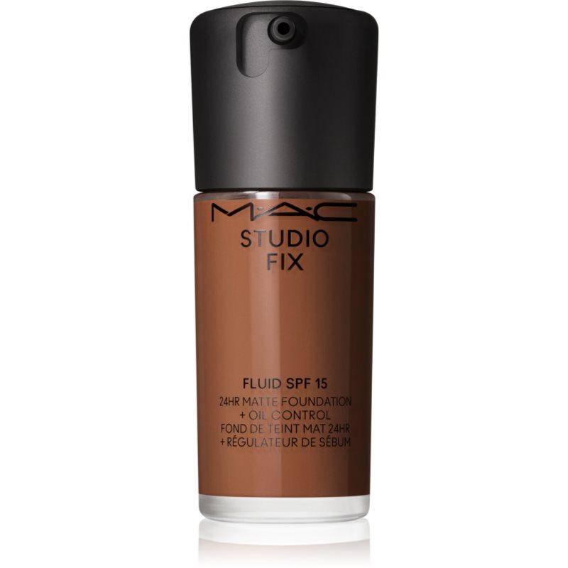 MAC Cosmetics Studio Fix Fluid SPF 15 24HR Matte Foundation + Oil Control matující make-up SPF 15 odstín NW53 30 ml