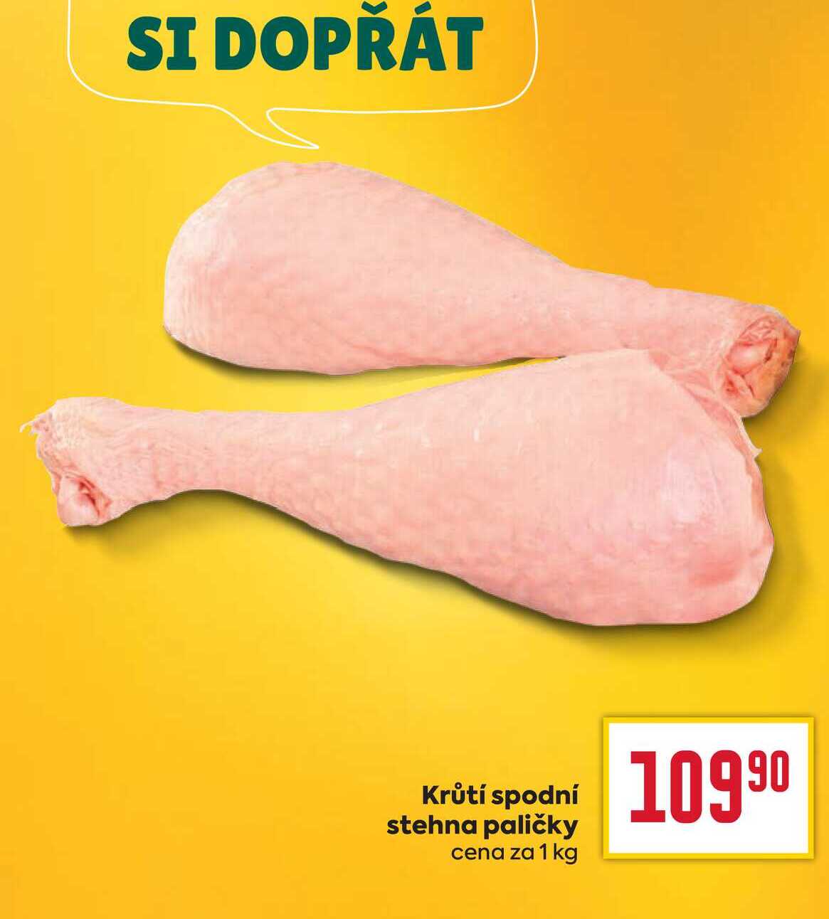 Krůtí spodní stehna paličky cena za 1 kg