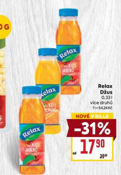 Relax Džus 0,33l