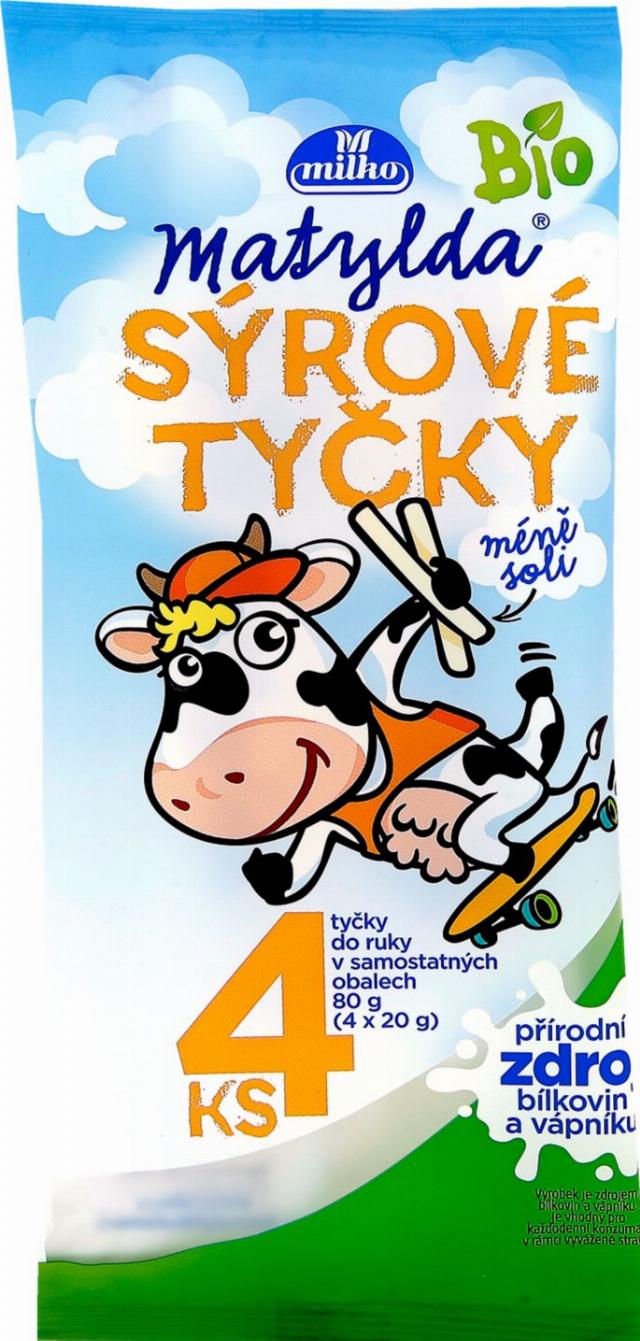 Milko Matylda Bio sýrové tyčky