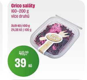 Grico saláty 160-200 g více druhů 