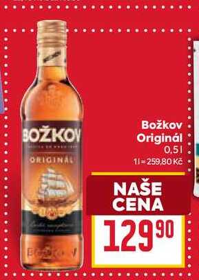 Božkov Originál 0,5l