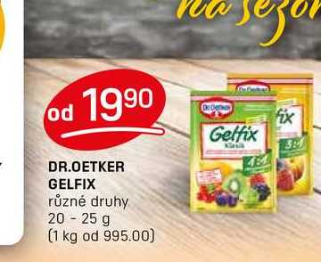 DR.OETKER GELFIX různé druhy 20-25 g 