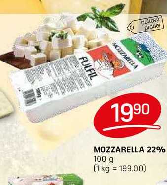 MOZZARELLA 22% 100 g