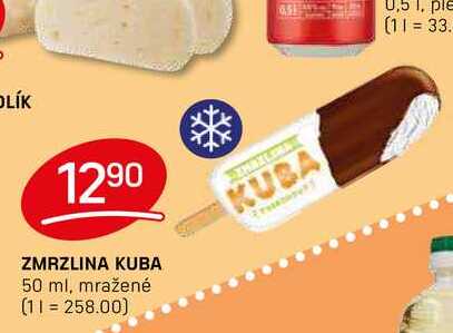 ZMRZLINA KUBA 50 ml, mražené